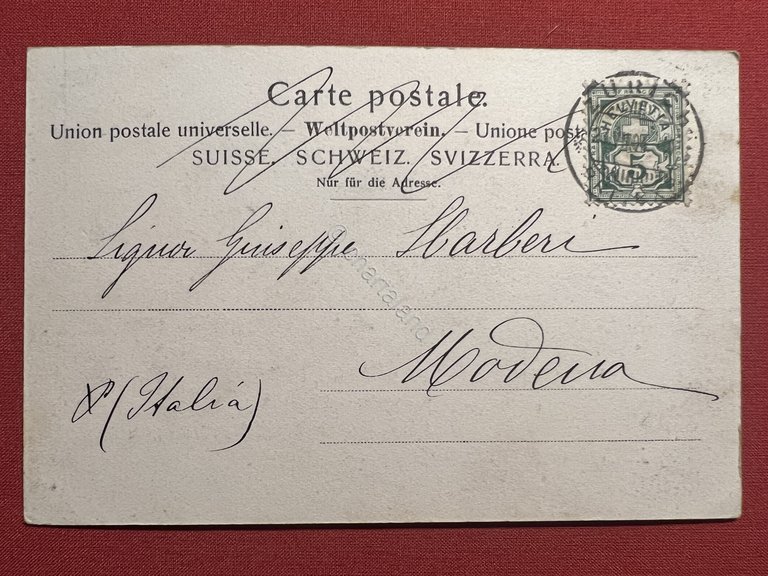 Cartolina - Svizzera - Zurich - Bahnhofplatz - 1903