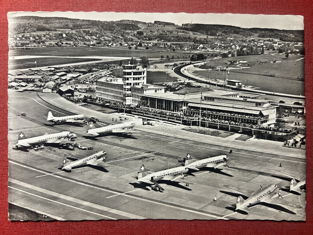 Cartolina - Svizzera - Zürich - Flughafen Kloten - 1962