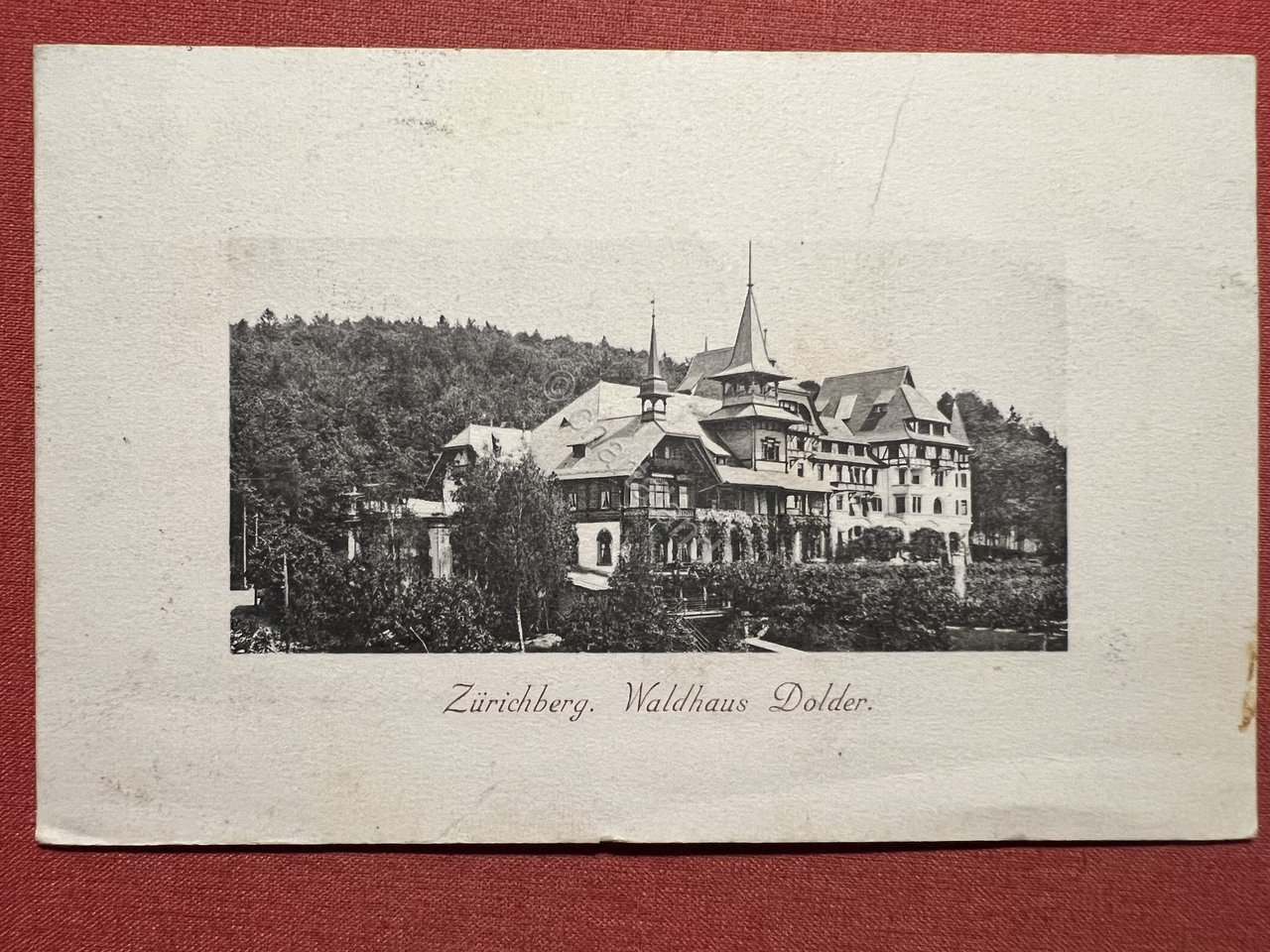 Cartolina - Switzerland - Zürichberg - Waldhaus Dolder - 1909 | Immagine principale