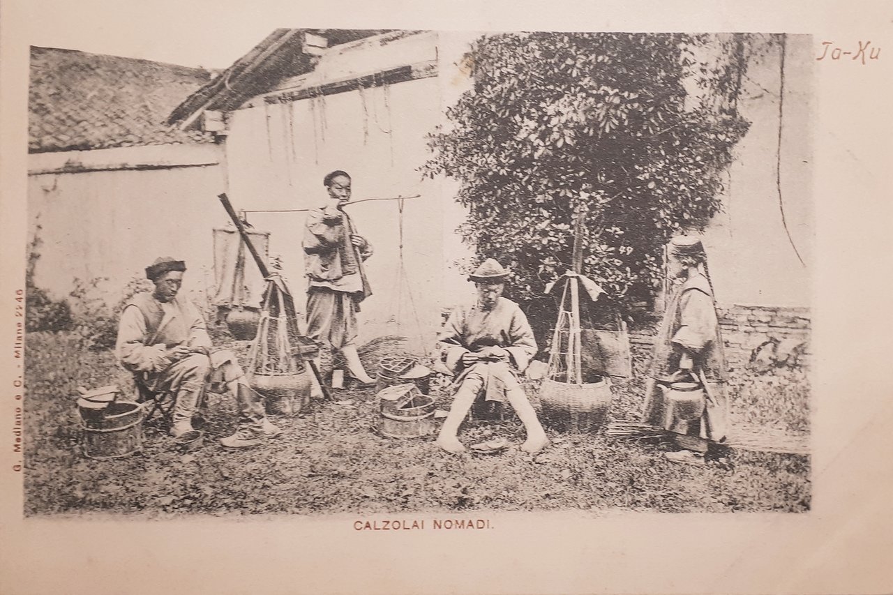 Cartolina - Ta Ku - Calzolai Nomadi - 1900 ca.