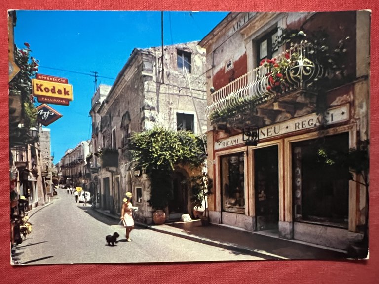 Cartolina - Taormina ( Messina ) - Corso Umberto - … | Immagine Gallery 1