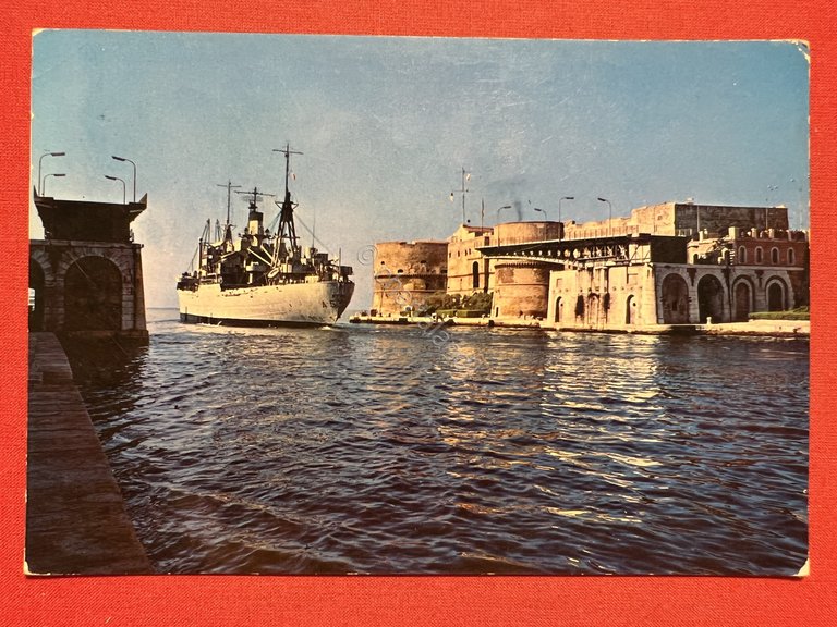 Cartolina - Taranto - Canale Navigabile - 1976