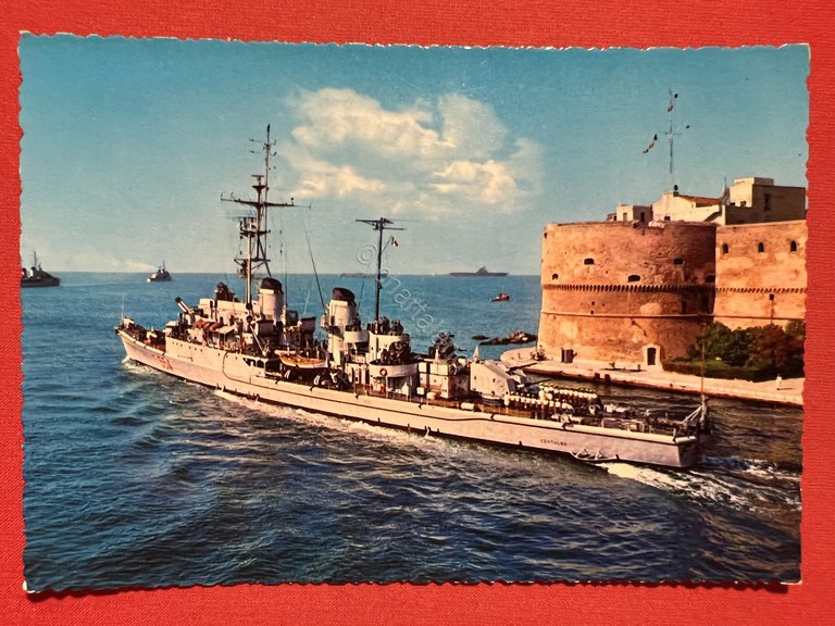 Cartolina - Taranto - Canale Navigabile - Castello Aragonese - …