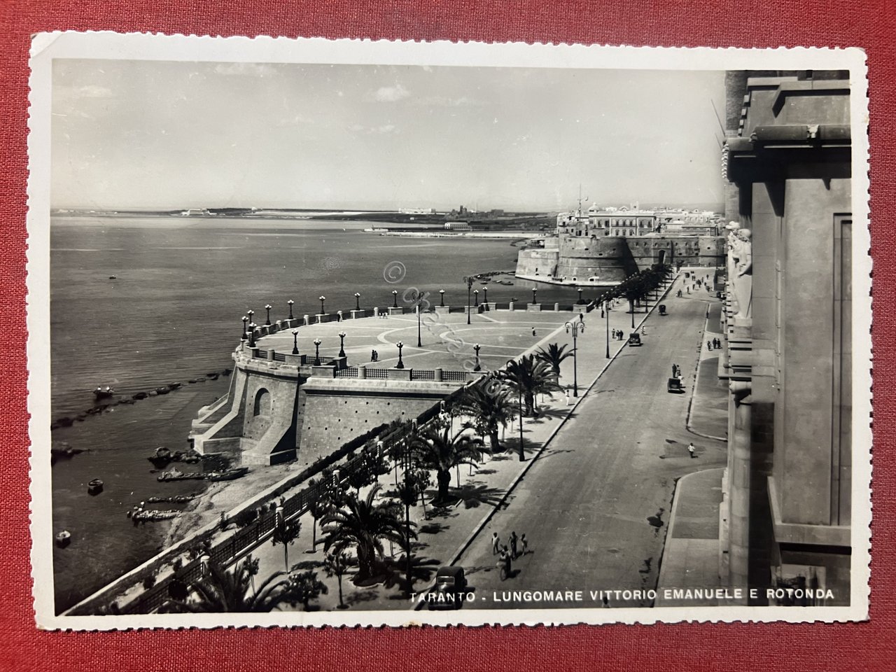 Cartolina - Taranto - Lungomare Vittorio Emanuele e Rotonda - …