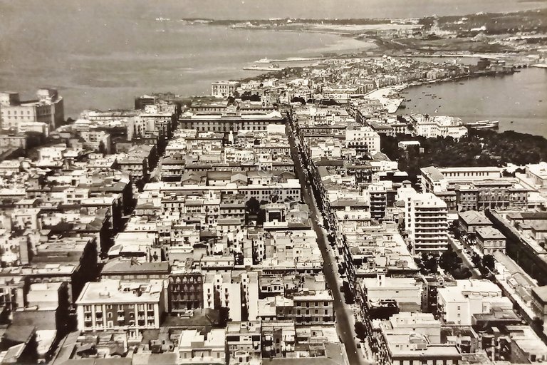 Cartolina - Taranto - Panorama dall'Aereo - 1957