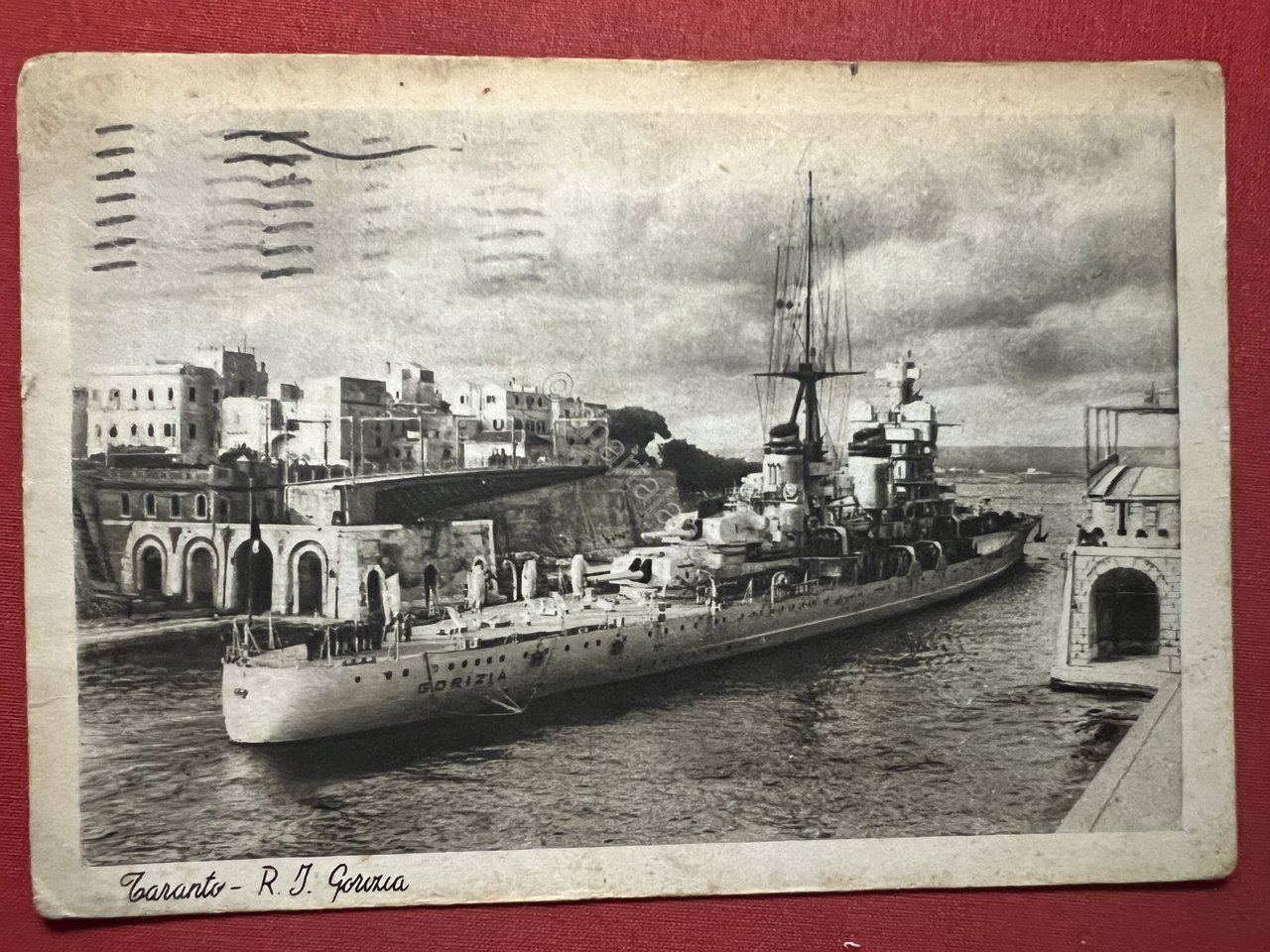 Cartolina - Taranto - R. I. Gorizia - 1938