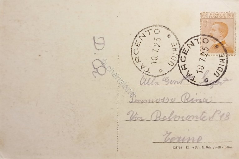 Cartolina - Tarcento - Panorama - 1925