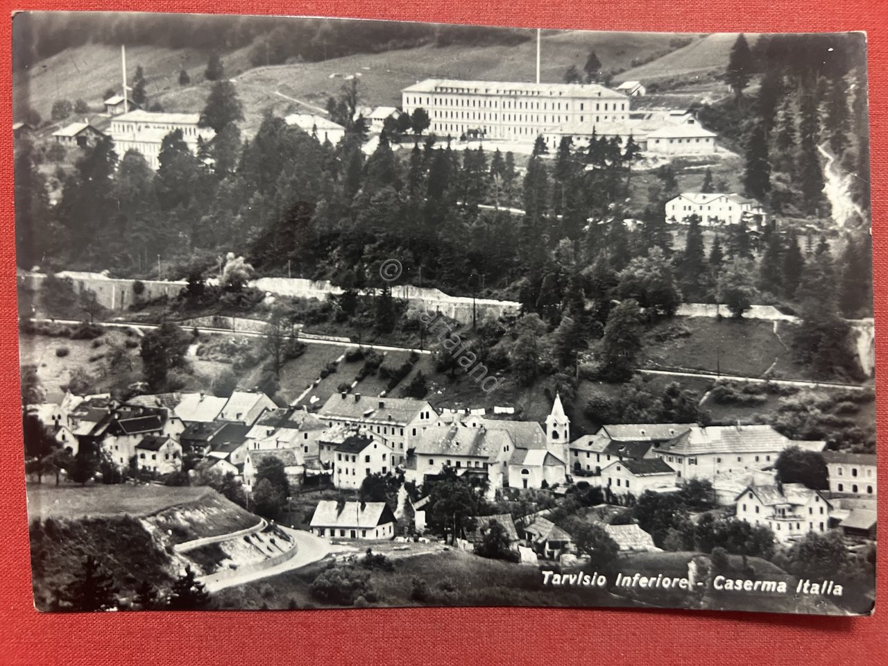 Cartolina - Tarvisio Inferiore - Caserma Italia - 1960