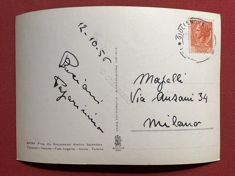 Cartolina - Teramo - Gran Sasso d'Italia - Corso Grande …