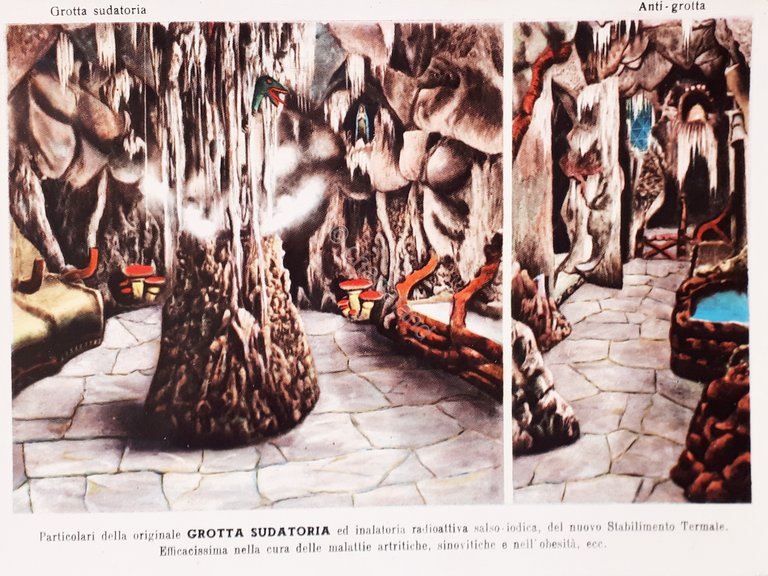 Cartolina - Terme bagno Romano - Grotta Sudatoria - Montegrotto …