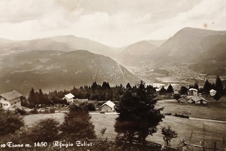 Cartolina - Tione - Rifugio Zeller - 1965