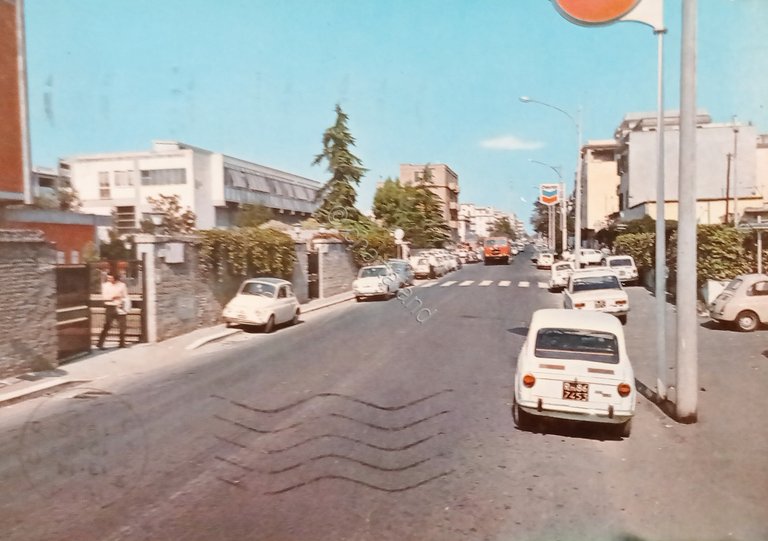 Cartolina - Tor Sapienza ( Roma ) - Via di …