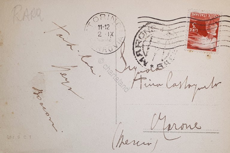 Cartolina - Torino - Colonia 3 Gennaio - 1940