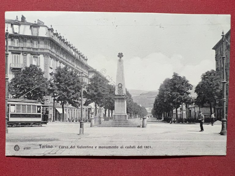 Cartolina - Torino - Corso del Valentino e Monumento ai …