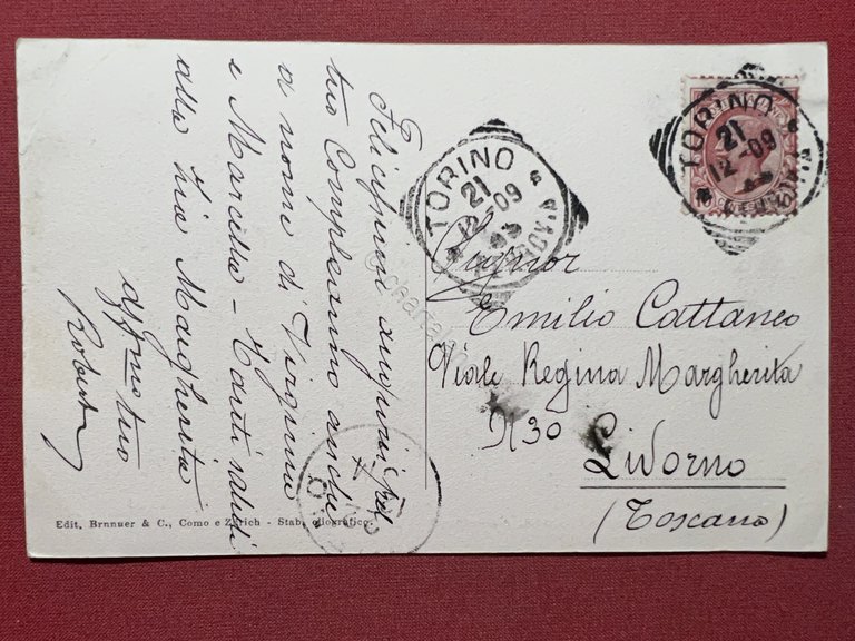 Cartolina - Torino - Corso del Valentino e Monumento ai …