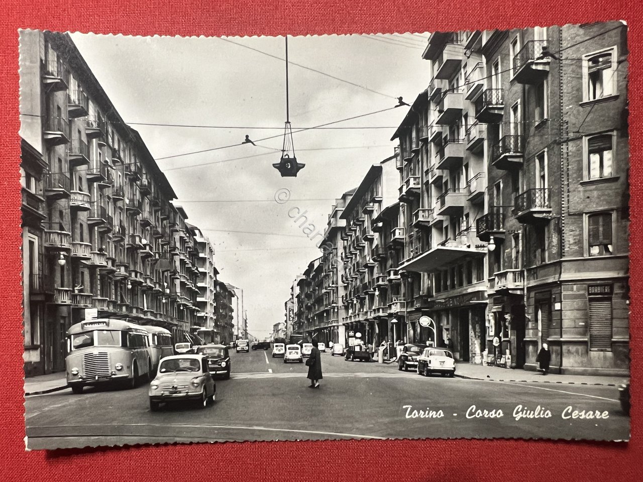 Cartolina - Torino - Corso Giulio Cesare - 1950 ca.
