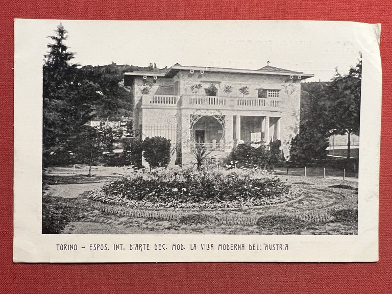 Cartolina - Torino - Esposizione d'Arte Decorativa - Villa Moderna …