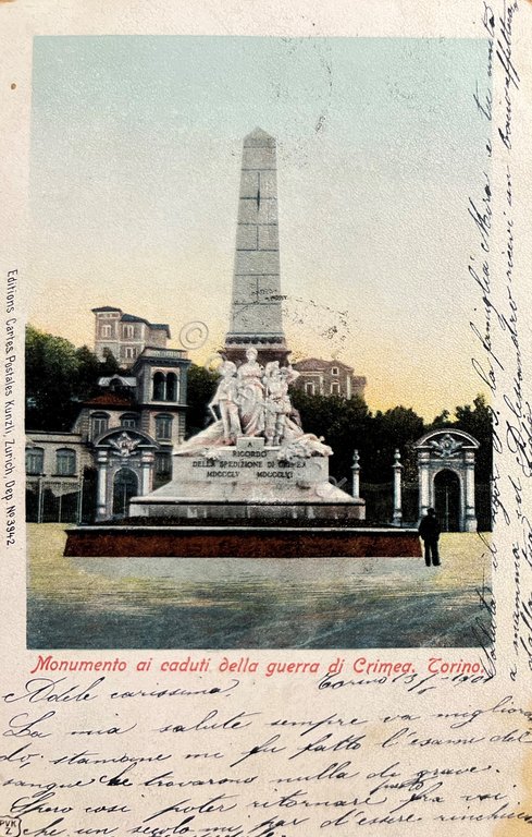 Cartolina - Torino - Monumento ai Caduti della Guerra di …