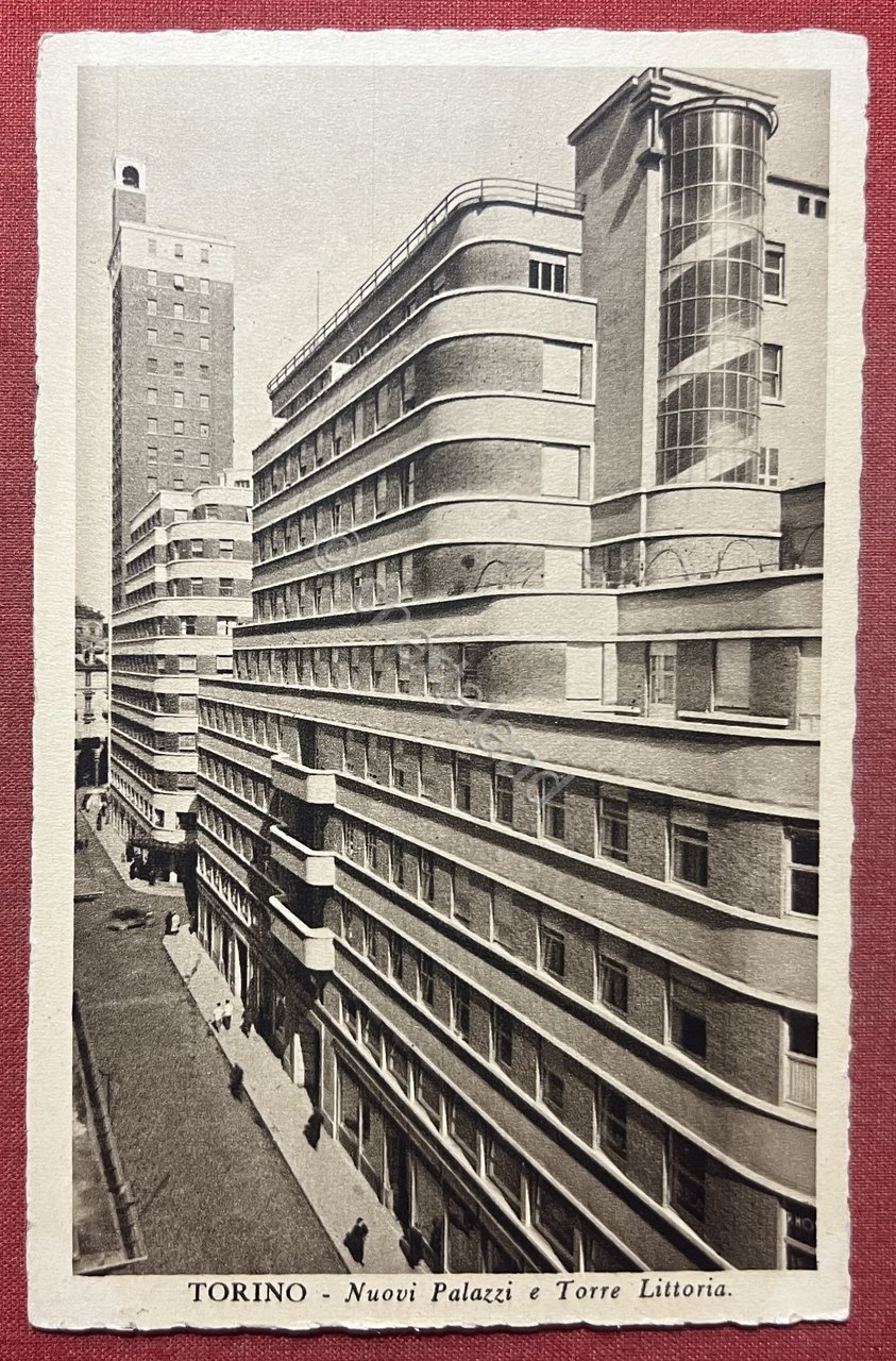 Cartolina - Torino - Nuovi Palazzi e Torre Littoria - …