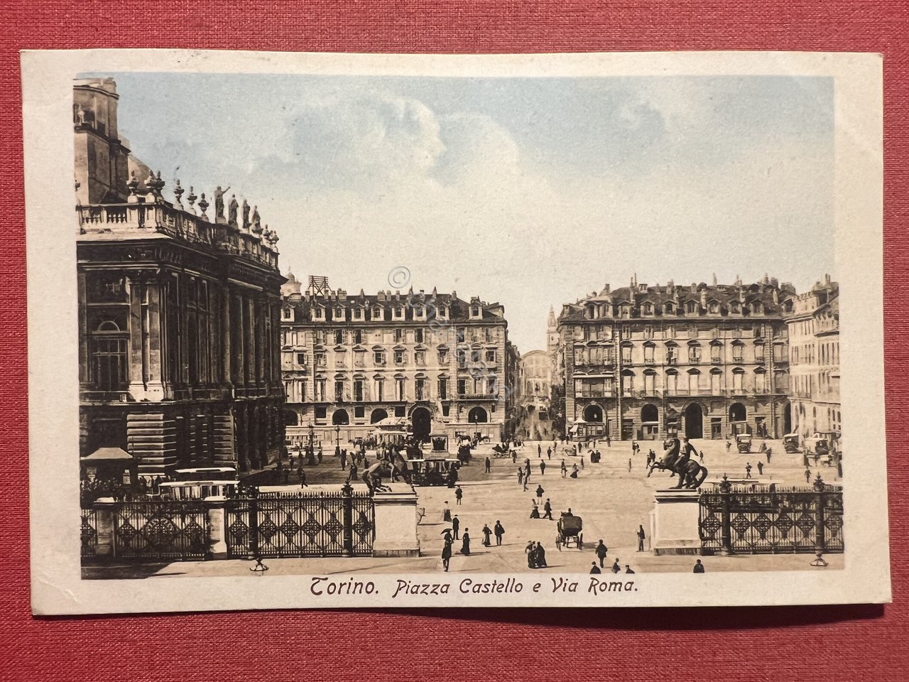 Cartolina - Torino - Piazza Castello e Via Roma - …