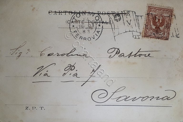 Cartolina - Torino - Ponte Monumentale Umberto I in costruzione …