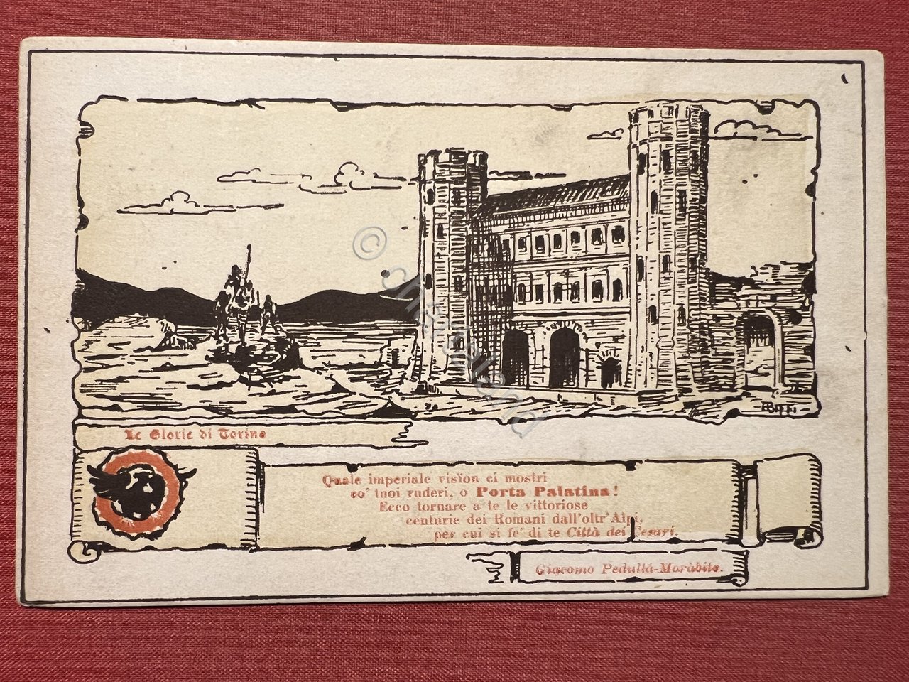 Cartolina - Torino - Porta Palatina - 1914