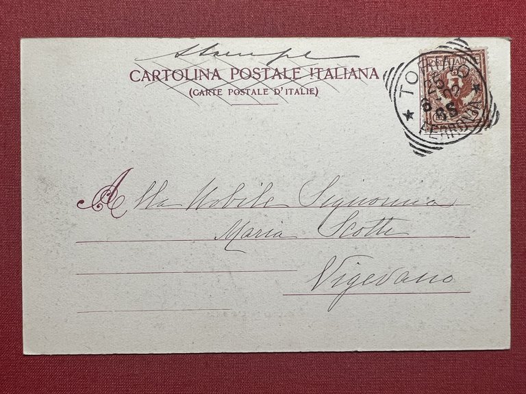 Cartolina - Torino - Prima Esposizione d'Arte - Villino dell'Austria …
