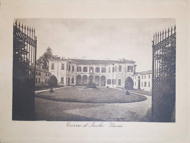 Cartolina - Torre d'Isola - Pavia - 1924