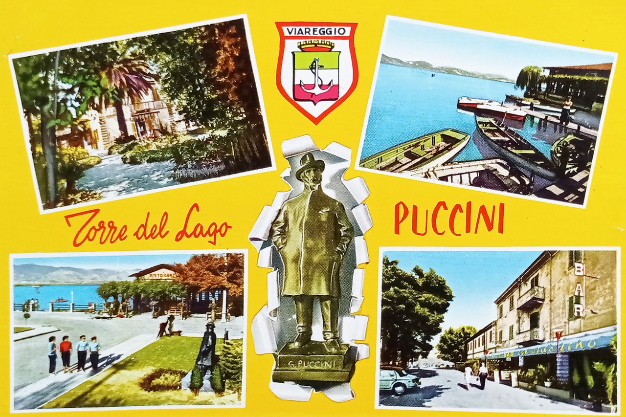 Cartolina - Torre del Lago Puccini - Vedute diverse - …