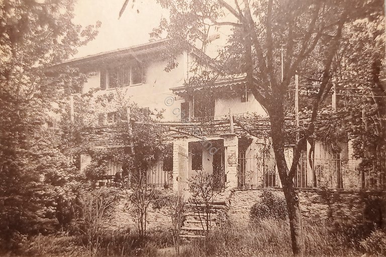 Cartolina - Torre Pellice - Pensione del Forte - 1938