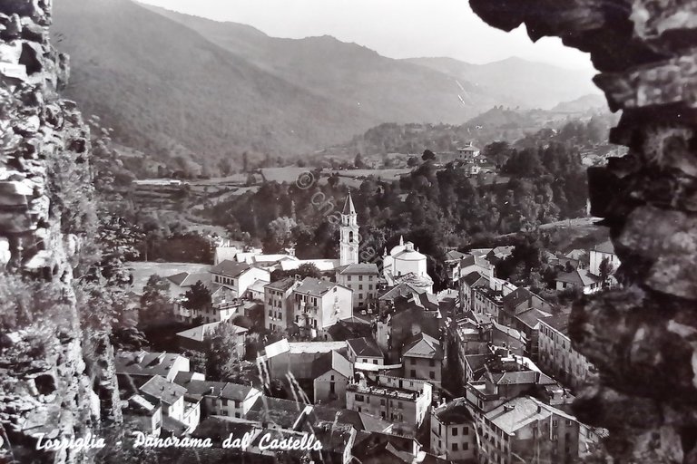 Cartolina - Torriglia - Panorama dal Castello - 1964