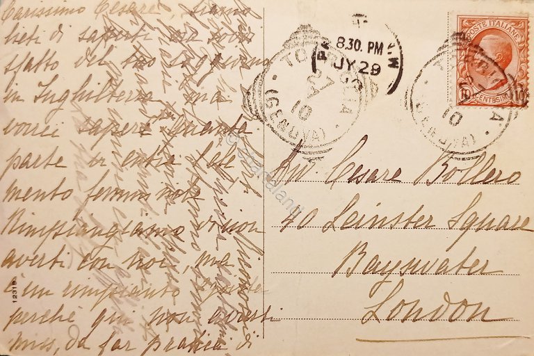 Cartolina - Torriglia e le sue Torri - 1910