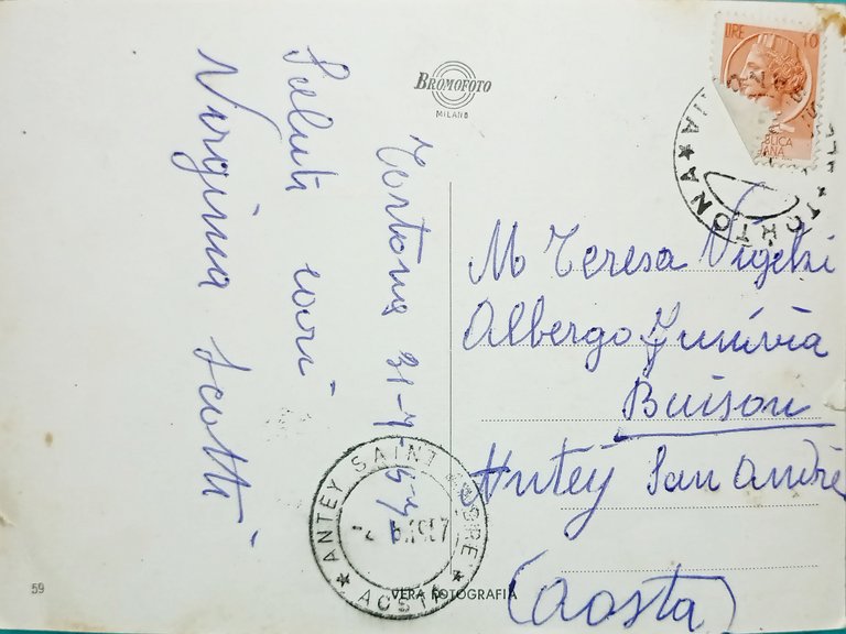 Cartolina - Tortona - Piazza Erbe - 1957