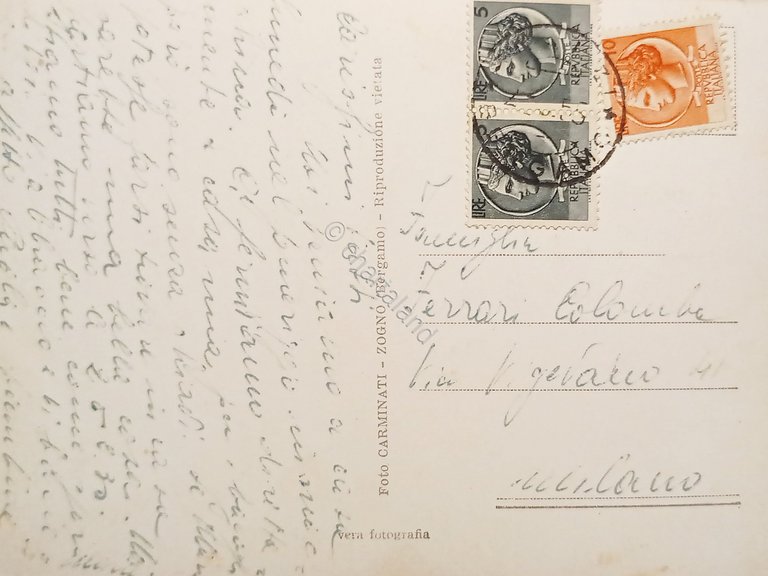 Cartolina - Tramonto sul Lago Casiere ( Bergamo ) - … | Immagine Gallery 4