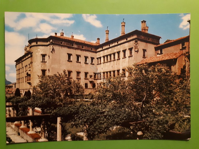 Cartolina - Trento - Castello del Buonconsiglio - Il giardino …