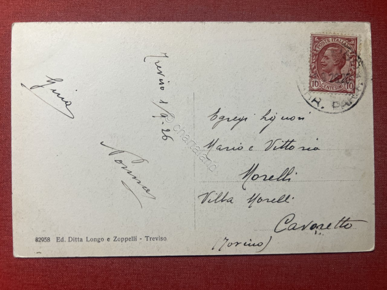 Cartolina - Treviso - Piazza dei Signori - Palazzo Provinciale …