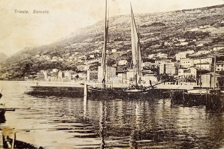 Cartolina - Trieste - Barcola - 1922