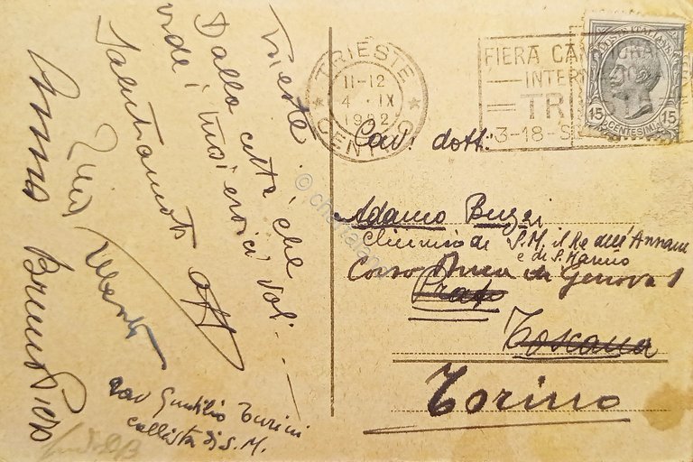 Cartolina - Trieste - Barcola - 1922