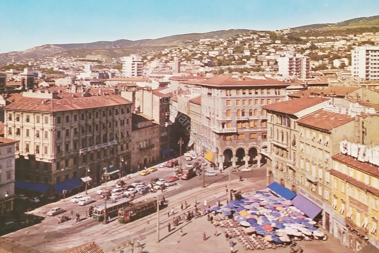 Cartolina - Trieste - Piazza Goldoni - 1975 ca.