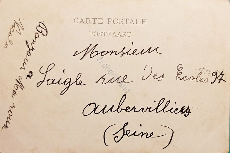 Cartolina - Uccle - Belgio - Hotel Terminus - 1900 …