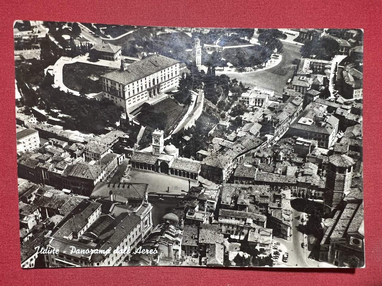 Cartolina - Udine - Panorama dall'Aereo - 1958