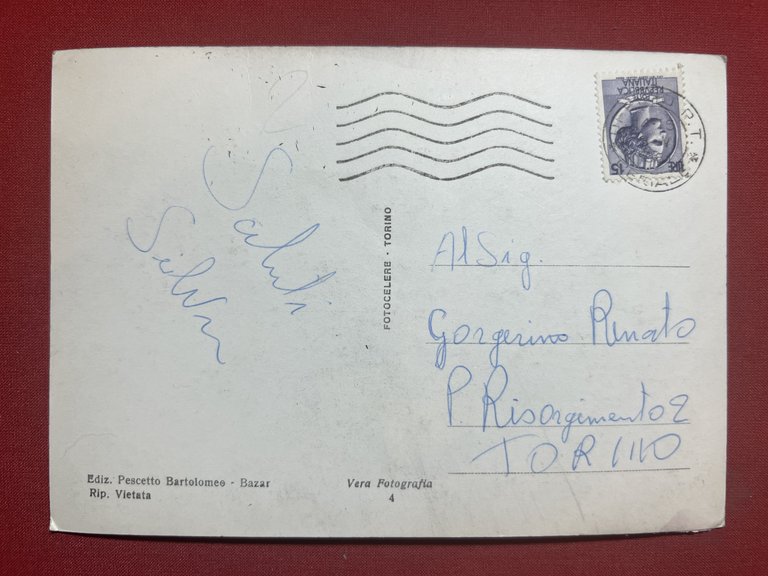 Cartolina - Un ricordo da Ceriale ( Savona ) - …