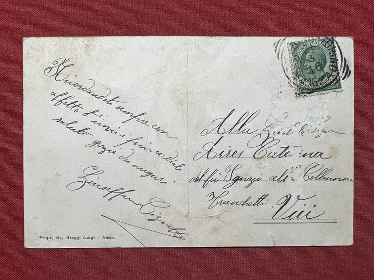 Cartolina - Un Saluto da Aosta - Piazza d'Armi e … | Immagine Gallery 2