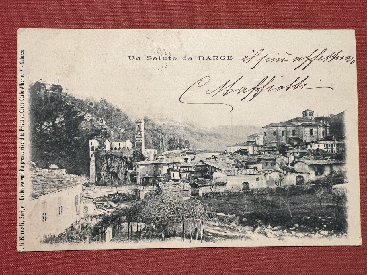 Cartolina - Un Saluto da Barge ( Cuneo ) - … | Immagine principale