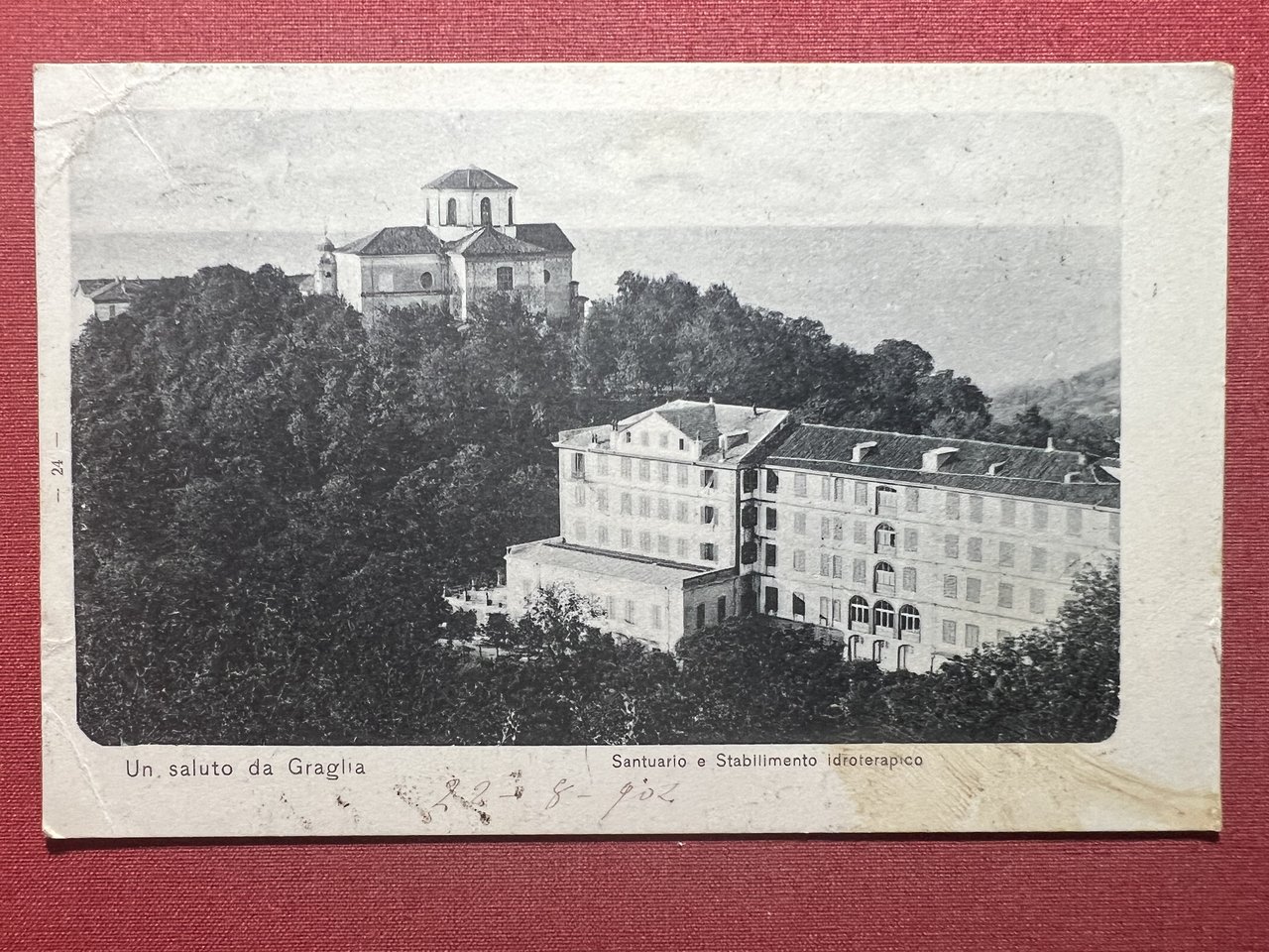 Cartolina - Un Saluto da Graglia - Santuario e Stabilimento …