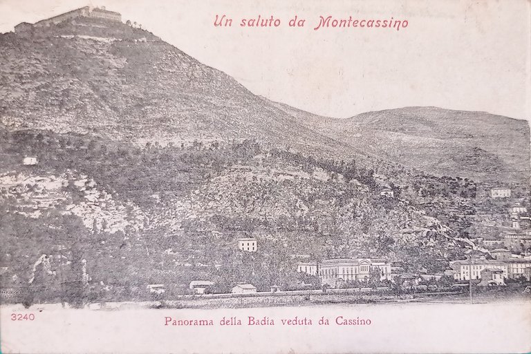 Cartolina - Un Saluto da Montecassino - Panorama della Badia …
