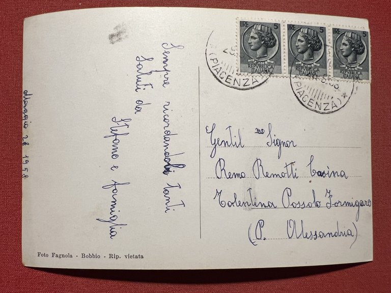 Cartolina - Vaccarezza - Panorama - 1958