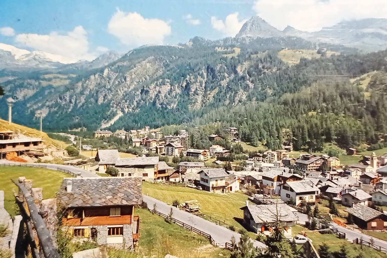 Cartolina - Val d'Ayas - Champoluc - Panorama - Catena …