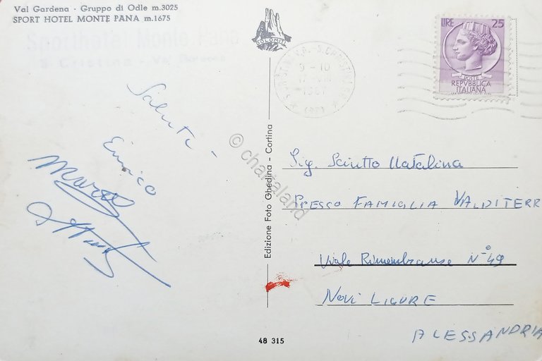 Cartolina - Val Gardena - Gruppo di Odle - Sport …