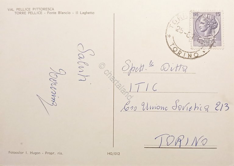 Cartolina - Val Pellice Pittoresca - Torre Pellice - Fonte …